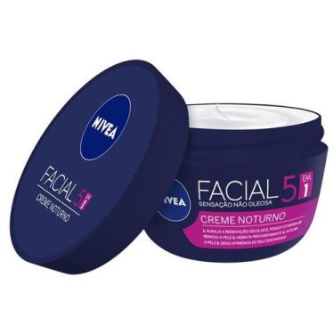 Imagem de Creme Facial Noturno Nivea 5 em 1