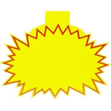 Imagem de Cartaz para Marcação Splash Liso c/Aba 16x20cm 25unid Radex