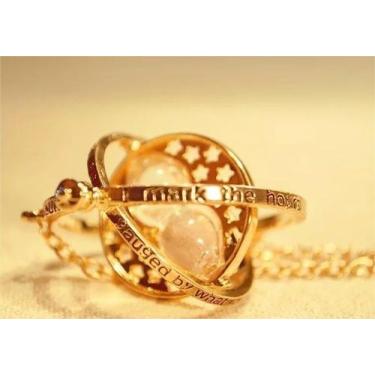 Imagem de Pingente Com Areia Vira-Tempo Harry Potter Hermione Prisioneiro de Azk