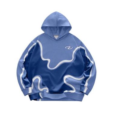 Imagem de Moletom Masculino Casual Com Capuz Estampa 3D Macia Primavera Outono 2