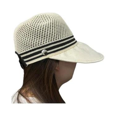 Imagem de Chapéu Feminino De Verão De Secagem Rápida Com Proteção Solar, Máscara