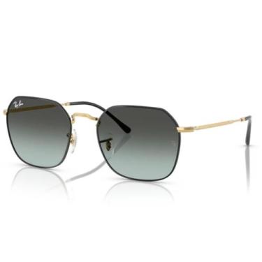 Imagem de Óculos de sol Ray-Ban 0RB3694 JIM Unissex, Preto, Dourado, 55