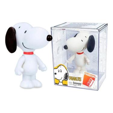 Imagem de Boneco Snoopy Vinil Coleção Caixa Acrílico Lider Brinquedos - Fandom B
