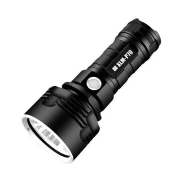 Imagem de Lanterna Tática LED De Alta Potência XHP70 Recarregável Por USB À Prov
