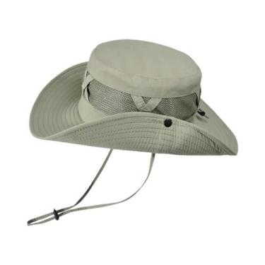 Imagem de Chapéu de Pesca Masculino Respirável - Nylon, Grandes Abas, Proteção S