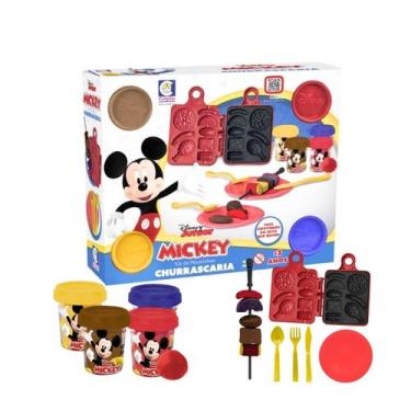 Imagem de Kit Massinha Churrascaria Mickey C/ Acessórios - Disney Junior Brinque