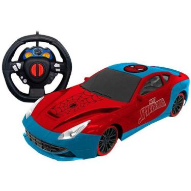 Imagem de Carrinho de Controle Remoto Marvel Spider-Man - Autoracing 3 Funções C
