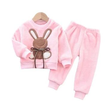Imagem de Conjunto De Pijamas De Outono E Inverno Para Crianças, Flanela Grossa,