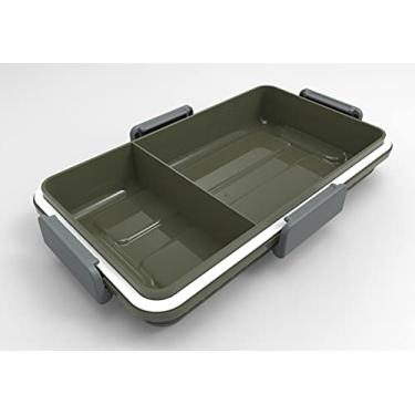 Imagem de Marmita Porta Alimentos com 2 compartimentos, Verde, Prottector