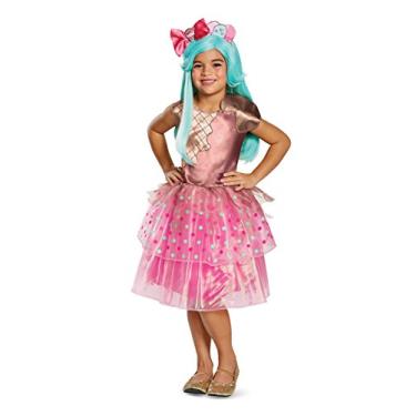 Imagem de Peppa-Mint Fantasia de luxo Shoppies, Rosa/Marrom, Médio (7-8)