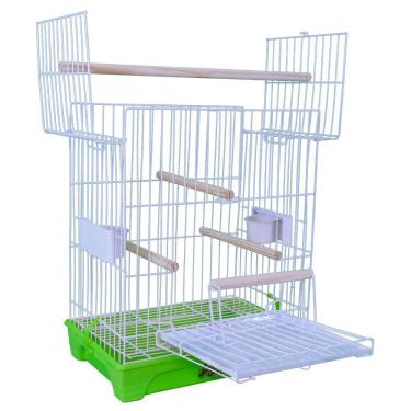 Imagem de Gaiola Triplex Porta E Teto Com Poleiro Calopsita Quatiguá