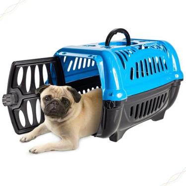 Imagem de Caixa De Transporte Pet Cachorro Gato Pequeno Porte Número 1 - Jel Pla