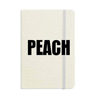 Imagem de Caderno de cor pêssego capa dura clássico diário A5 presente