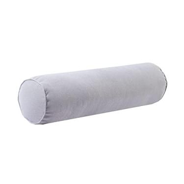 Imagem de Travesseiro de pescoço redondo Confortável Almofadas Cilindro Oco Algodão Almofada Rolo de Almofada para Estômago Cama de Carro, argente