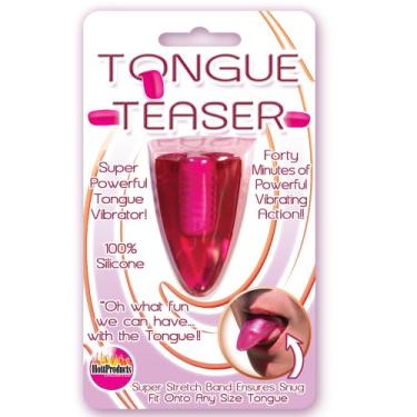 Imagem de Hott Produts Anel Para Língua Com Vibro - Tongue Teaser - Hott Products Rosa