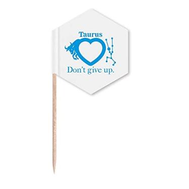 Imagem de Motivation Constellation Love Taurus palitos bandeiras de palitos de cupcakes palitos festa celebração