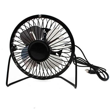 Imagem de Mini Ventilador Usb De Mesa Portátil Silencioso Preto