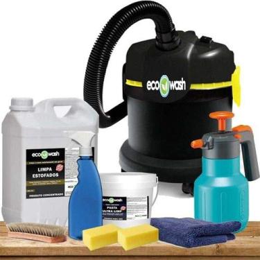 Imagem de Kit Lava A Seco De Estofados Sofá Colchão + Aspirador 110v