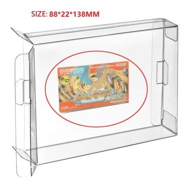 Imagem de Ruitroiker capa com 10 peças transparente  protetor de manga cib para gba gameboy advance games box