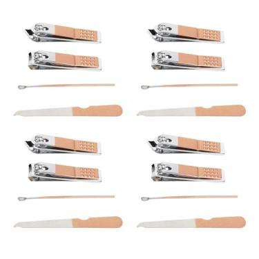 Imagem de Conjunto de Cortador de Tosquiadeira, Colheres de Orelha Ergonômicas, Arquivos de Unhas, Cortador de Unhas de Aço Inoxidável, Ferramentas de Beleza, Profissional para Viagens