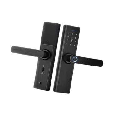 Imagem de Fechadura Inteligente com Biometria TUYA digital cartão de acesso senhae chaves SMART