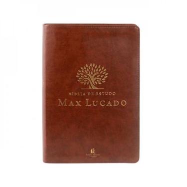 Imagem de Bíblia De Estudo Max Lucado (Nvi, Capa Em Courosoft Marrom, Leitura Perfeita): Nova Versão Internaci