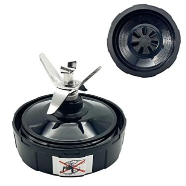Imagem de Liquidificador 7 barbatanas lâmina extrator base peças de reposição compatíveis com Nutri Ninja Auto iQ AMZ012BL AMZ493BRN BL450-30 BL456-30 BL480-30 BL482-30 BL494 BL640 BL642 CT682SP BL680 BL682