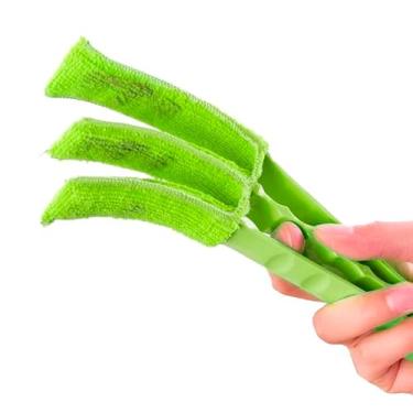 Imagem de Limpador de Persiana Microfibra Plástico Verde 22x6cm