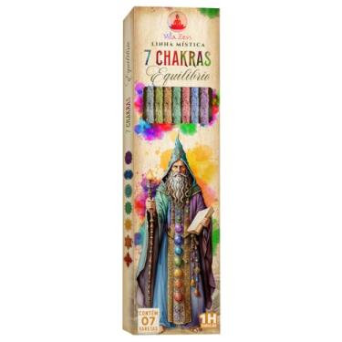 Imagem de INCENSO NATURAL VILA ZEN LINHA MÍSTICA MAGOS 08 VARETAS (7 CHAKRAS)