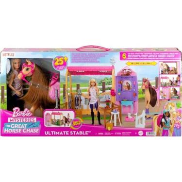 Imagem de Barbie The Great Horse Chase Estabulo Do Sonho Mattel Hxj44