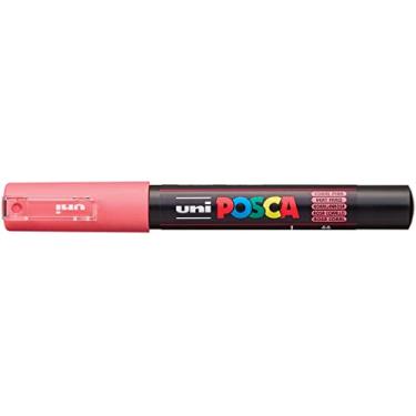 Imagem de Caneta Uni-Ball Posca ultra Fino Pastel 0.7 mm Rosa Coral PC-1M