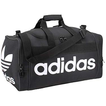Imagem de adidas Originals Bolsa esportiva Santiago, Coreblack/branco, One Size, Bolsa esportiva Santiago