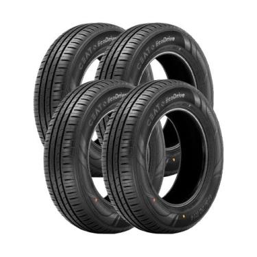 Imagem de Jogo 4 Pneus Ceat Aro 14 EcoDrive 175/65R14 82T, 5 anos Contra Defeito