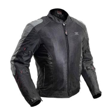 Imagem de Jaqueta Texx Saga Four Season V2 Masculina Preta E Cinza 6xl