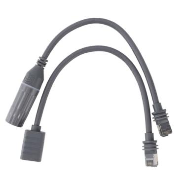 Imagem de Velocidade de Transmissão de 1200 Mbps, Cabo Conversor RJ45 para Retangular Gen3, Compatível Com Computadores, Laptops, Smart TVs, Consoles de Jogos, Design à Prova D'água IP68