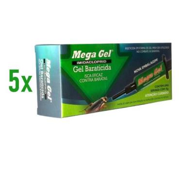 Imagem de 5 Gel Mata Baratas francesinha Gel Poderoso Mega Gel - frontquimica