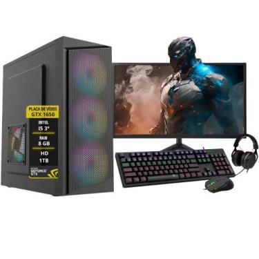Imagem de Pc Gamer Completo Maximus I5 Gtx 1650 Mem.8Gb Hd1Tb Ssd120Gb - Amorim 