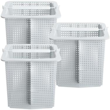 Imagem de FillTouch Pacote com 3 SPX1600M cesto de filtro de substituição para escumadeira compatível com Hayward Super Pump Hayward SP2607X10 SP2615X20XE SP1615X20 Bomba de piscina enterrada, cesta de filtro