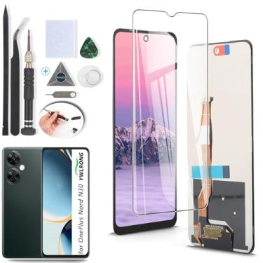 Imagem de Substituição de tela LCD para OnePlus Nord N30 5G para Nord N30 5G CPH2513 CPH2515 Display LCD Touch Screen Digitalizador Substituição com Ferramentas (Preto)
