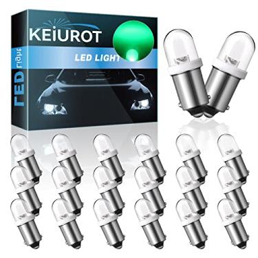 Imagem de Keiurot GE44 47 756 755 Lâmpada para Pinball Lâmpadas LED Máquina Pinball Lâmpada Lâmpada 1893 1895 1847 Lâmpada BA9S 6,3V 6V Lâmpadas LED Verde Pacote com 20