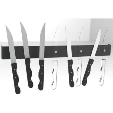 Imagem de Barra Magnética Suporte Ímã Facas E Ferramentas 50cm Domo