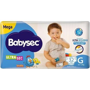 Imagem de Fralda descartavel babysec ultra mega g com 32 unidades