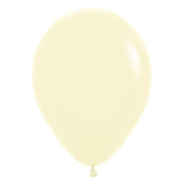 Imagem de Balão de Festa Latéx Pastel Mate - Amarelo (Cor:620) - Sempertex - Riz