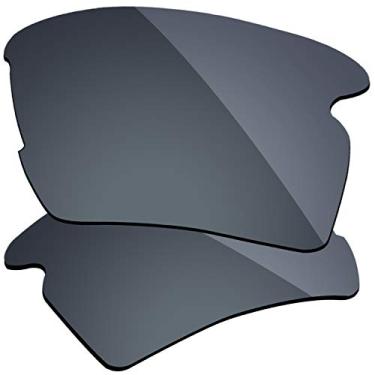 Imagem de Firtox Lentes polarizadas de substituição compatíveis com óculos de sol Oakley Flak 2.0 OO9295 - Cerâmica preta