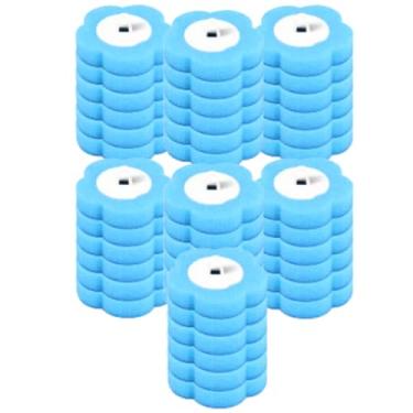 Imagem de 42 Refis Descartáveis para Escova de Limpeza Sanitária Secagem Rápida Proteção do Esmalte Praticidade e Higiene Refil Descartável