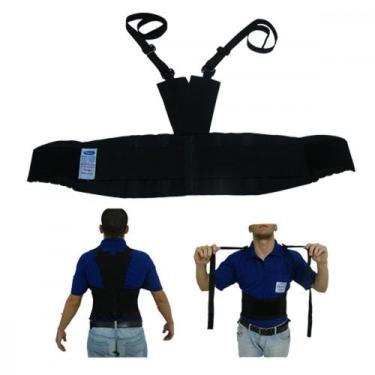 Imagem de Cinta Ergonomica Lombar/Cervi 1600 Pr Xg - DYSTRAY