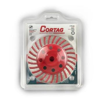 Imagem de Disco de Desbaste Diamantado Turbo Cortag 115MM para Esmerilhadeira An