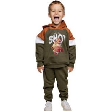Imagem de CONJUNTO INFANTIL MOLETOM MASCULINO MENINO JUVENIL 3 MESES A 16 ANOS QUENTINHO PARA O FRIO INVERNO-Masculino