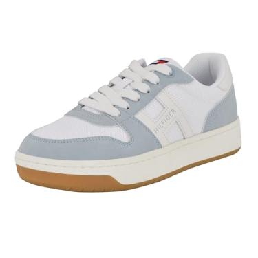 Imagem de Tommy Hilfiger Tênis feminino Neenha, Azul médio/branco 420, 35