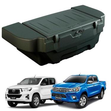 Imagem de Caixa para caçamba Bepo 280 litros com kit de fixação Nova Hilux cabin